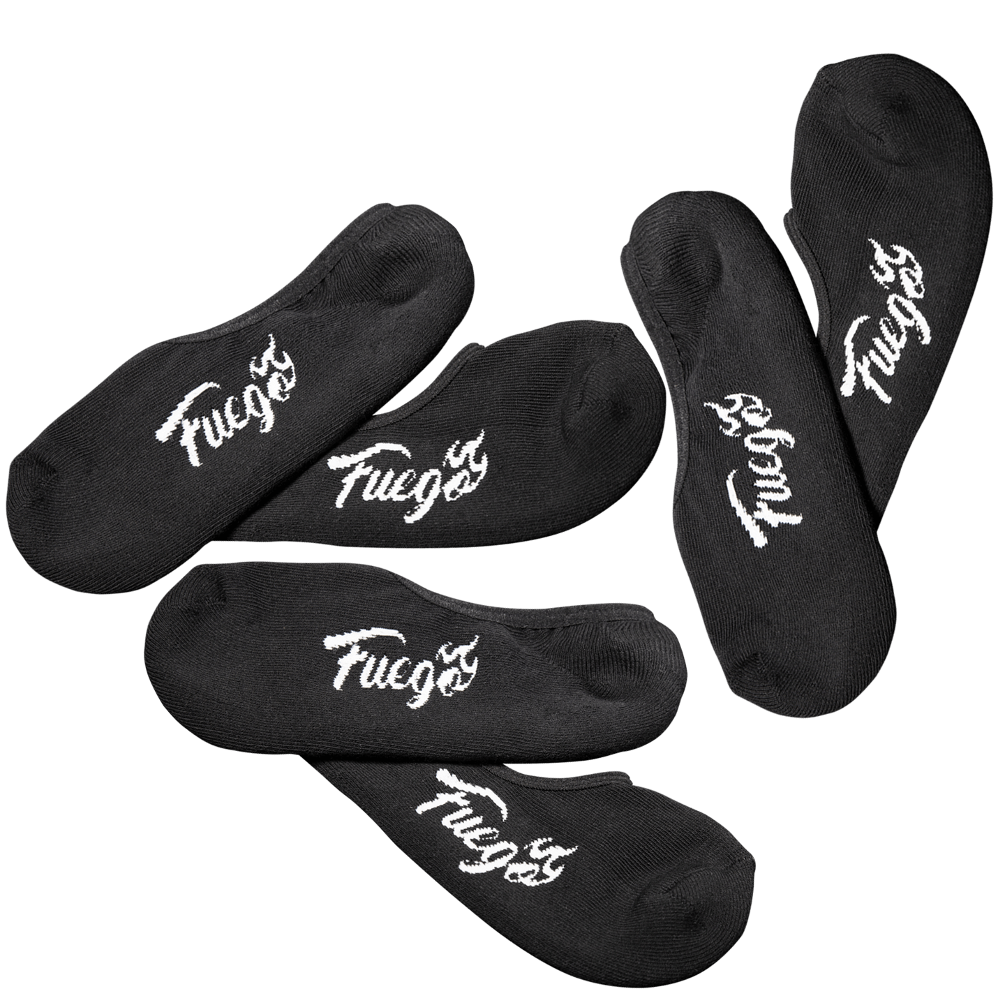 Fuego, Inc. Socks No-Show Socks (3-pair)